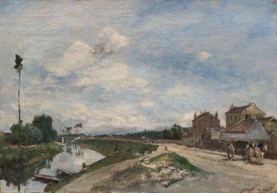 El Sena en Bas-Meudon, 1865 de Johan Barthold Jongkind