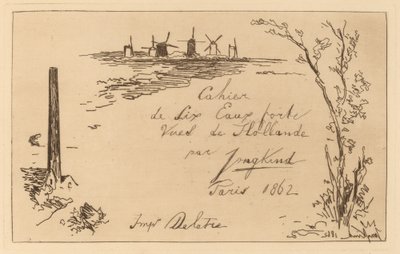 Página del título de Johan Barthold Jongkind