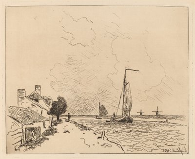 Dos barcos a vela de Johan Barthold Jongkind