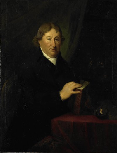 Retrato de Gerrit van der Pot, señor de Groeneveld, coleccionista de arte en Rotterdam de Johan Bernard Scheffer