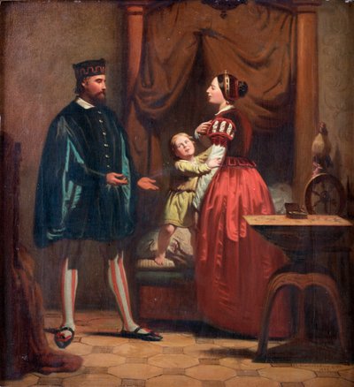 Catherine Maansdatter, Erik XIV de Suecia y su hijo Gustaf de Johan Blackstadius