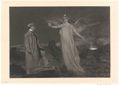 Chamberlain y el Ángel de la Paz de Johan Braakensiek