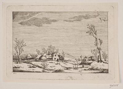 Paisaje de invierno de Johan Bülow