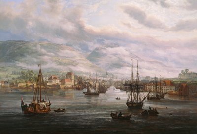 Bahía de Bergen de Johan Christian Dahl
