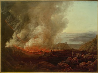 La erupción del Vesubio, diciembre de 1820 de Johan Christian Dahl
