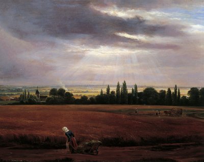 Paisaje cerca de Dresde de Johan Christian Dahl