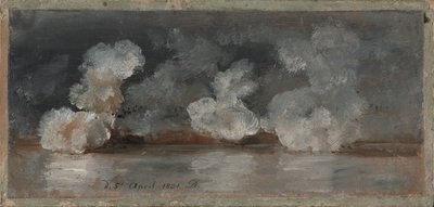 Humo de cañonazos de Johan Christian Dahl