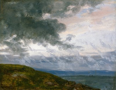 Estudio de las nubes a la deriva de Johan Christian Dahl