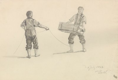 Dos hombres de Johan Christian Dahl