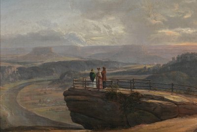 Vista desde Bastei de Johan Christian Dahl