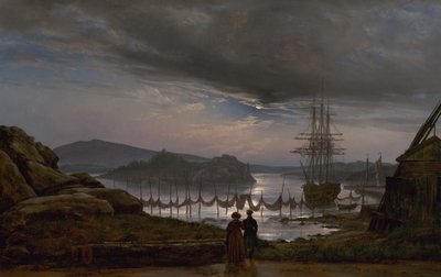 Vista desde Vaekero Cerca de Christiania de Johan Christian Dahl