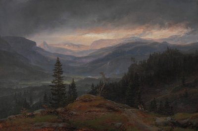 Vista sobre Hallingdal de Johan Christian Dahl
