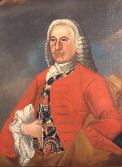 Retrato de Justitstraad Bonde Simonsen de Johan Christian Remin