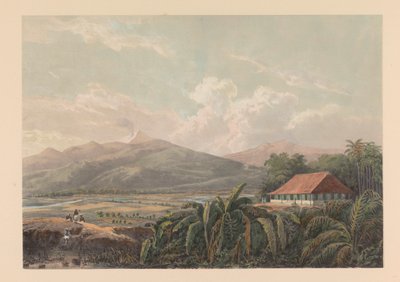 Vista de Tjilibut
Vista del país de Tjilibut; Asistente-Residente Buitenzorg
Java según pinturas y dibujos de A. Salm (título de la serie) de Johan Conrad Greive