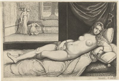 Venus tumbada en la cama de Johan Danckerts