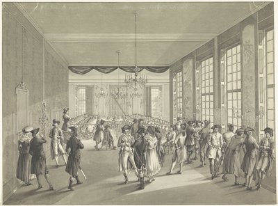 Asamblea General Central en La Haya, 1795 La Asamblea Central celebrada en St. Joris Doelen en La Haya en el año 1796 (título sobre el objeto) de Johan Daniël de Gijselaar