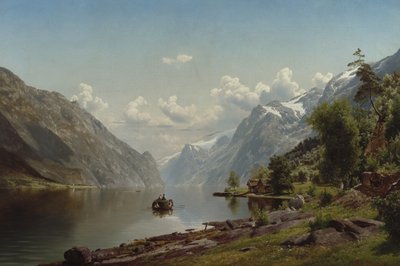 Desde el fiordo de Hardanger de Johan Fredrik Eckersberg