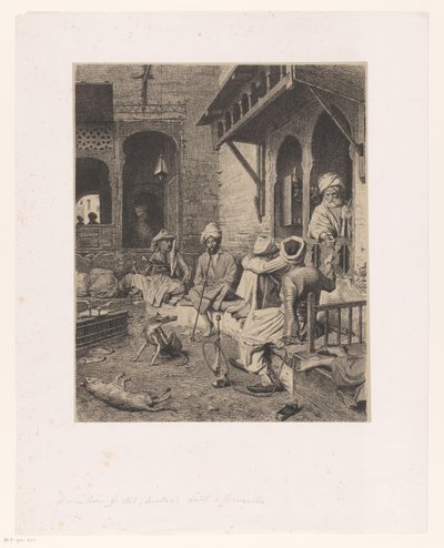 hombres turcos fumadores de Johan Georg Otto graf von Rosen