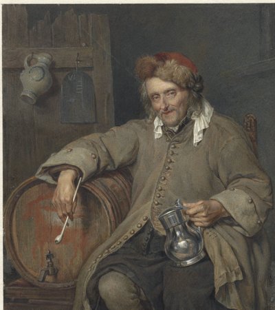 El viejo bebedor de Johan Heinrich Neuman