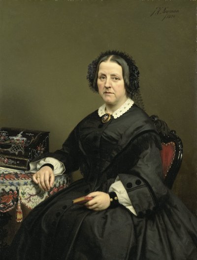 Wilhelmina Margaretha van den Bosch (1807-74). Esposa de Gerard Johan Verloren van Themaat de Johan Heinrich Neuman