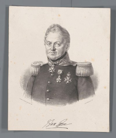 Retrato de Joseph Jacobus barón van Geen de Johan Hendrik Hoffmeister