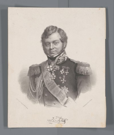 Retrato del Imperio Julio Constantino de Johan Hendrik Hoffmeister