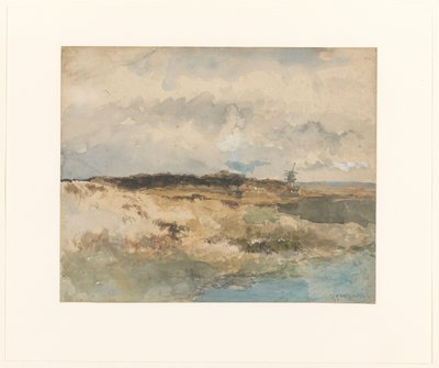 Vista del Dekkersduin cerca de La Haya de Johan Hendrik Weissenbruch (signed by artist)