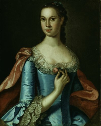 Sra. William Carmichael de Johan Hesselius