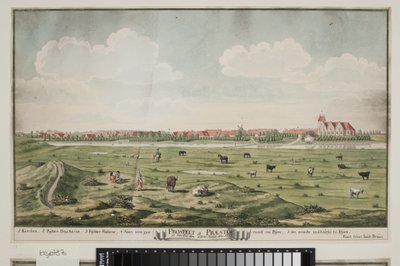 Prospecto de Præstø de Johan Jacob Bruun