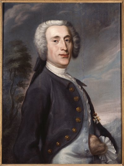 Retrato de Olof von Dalin (1708-1763), por Streng, Johan Joachim (1707-1763). Óleo sobre lienzo. Dimensiones: 79x58 cm. Museo Nacional de Estocolmo de Johan Joachim Streng
