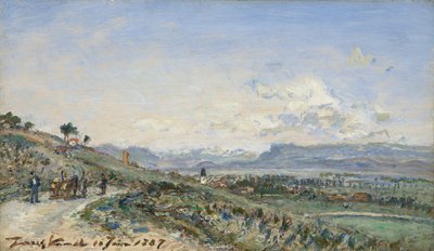 Carretera departamental principal de Lyon a Grenoble de Johan Jongkind