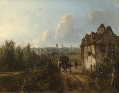 Vista sobre Monmartre de Johan Jongkind