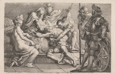 Sansón vencido por los filisteos de Johan Joseph Zoffany