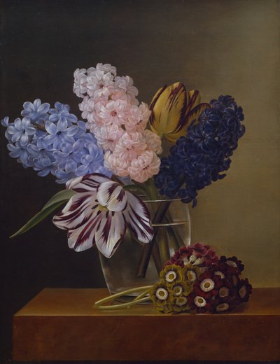 Tulipanes, jacintos y violetas de Johan Laurents Jensen