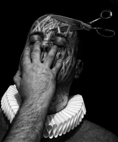 La muerte de un payaso (serie), 2014 (arte fotográfico arte digital) de Johan Lilja