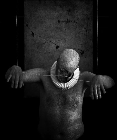 La muerte de un payaso (serie), 2014 (arte fotográfico arte digital) de Johan Lilja