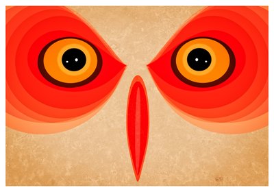 Búho, 2015 (arte digital) de Johan Lilja