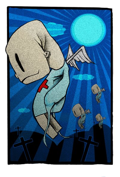 Zombis, 2012 (ilustración) de Johan Lilja