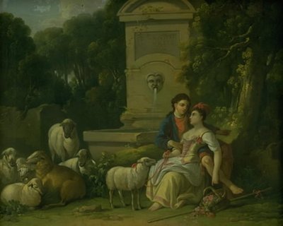 Escena de pastores de Johan Mandelberg
