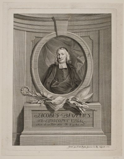 Obispo Jacob Benzelius de Johan Martin Preisler