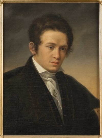 Retrato del poeta Karl August Nicander de Johan Olaf Sodermark