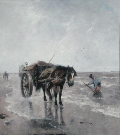 Brisas del mar (óleo sobre lienzo) de Johan Scherrewitz