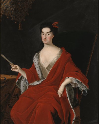 Catalina Opalinska, Reina de Polonia - Retrato de Catalina Opalinska (1680-1747), Reina de Polonia, por Starbus, Johan (1679-1724). Óleo sobre lienzo. Tamaño: 145x117 cm. Museo Nacional de Estocolmo de Johan Starbus