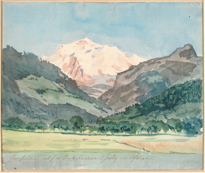Paisaje alpino de Johan Thomas Lundbye