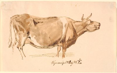 Vaca bramando de Johan Thomas Lundbye