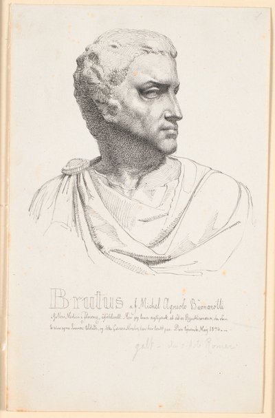 Cabeza de Bruto de Johan Thomas Lundbye