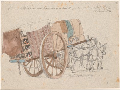 El carro del vendedor de gallinas de Johan Thomas Lundbye