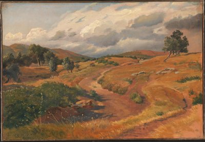 Paisaje cerca de Tívoli, Italia de Johan Thomas Lundbye