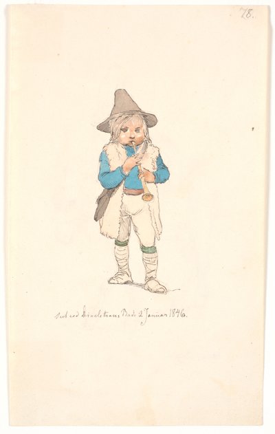 Pequeño "pifferaro" de Johan Thomas Lundbye