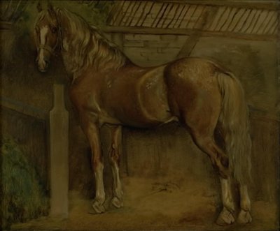 Semental de dieciséis años de la raza Knabstrup de Johan Thomas Lundbye